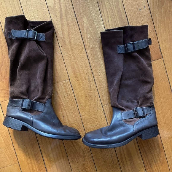 Camper leather and suede slouchy boots - Picture 1 of 3